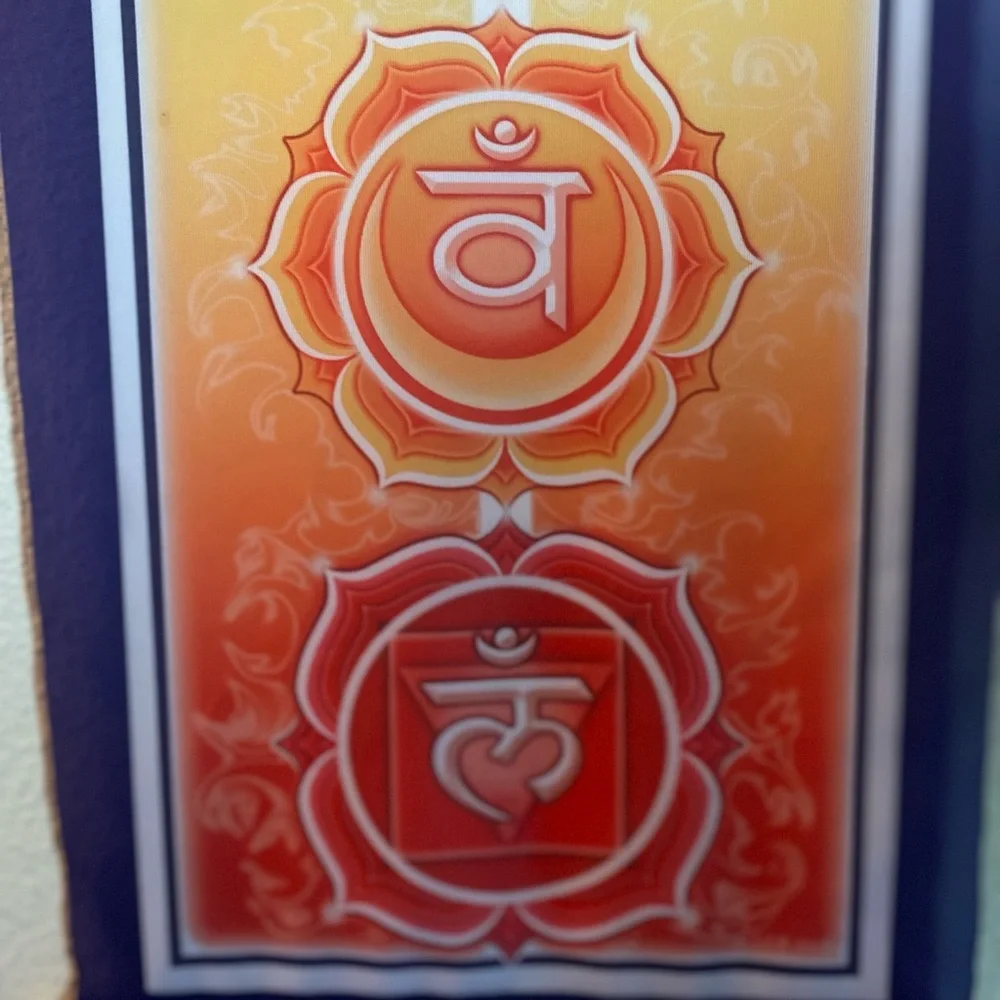 LARGE 48” Chakra Wall Art with Multicolor Design
